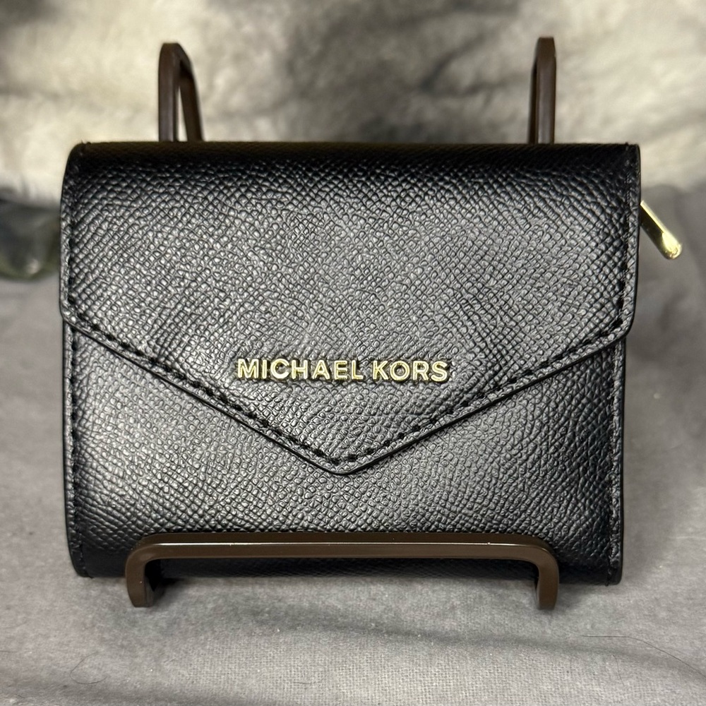 Michael Kors Medium Crossgrain Leather Envelope Wallet